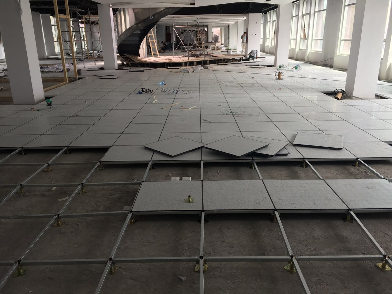 鋼架防靜電地板